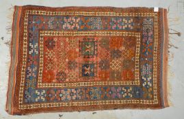 Orientteppich (Anatolien), &auml;lter, gleichm. geblichen, guter Zust.; Ma&szlig;e 197 x 134 cm