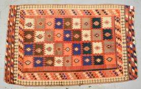 Kelim (Kurdistan), insgesamt guter Zustand; Ma&szlig;e 241 x 150 cm