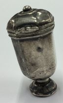 An early 18th Century Continental silver spice box.