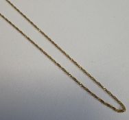 A 9 carat fine link chain.