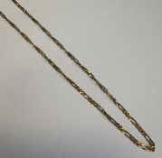 A 9 carat flat link chain.