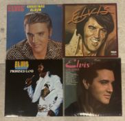 ELVIS PRESLEY: (American, 1935 - 1977): Four 12 inch vinyl record LP albums.