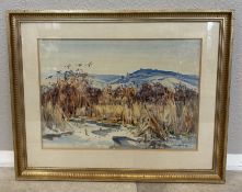 ALEC CARRUTHERS GOULD: (British, 1870 - 1948): A framed and glazed watercolour.