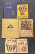 A selection of various commemorative Royal booklets and books.