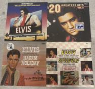 ELVIS PRESLEY: (American, 1935 - 1977): Four 12 inch vinyl record LP albums.