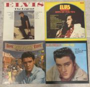 ELVIS PRESLEY: (American, 1935 - 1977): Four 12 inch vinyl record LP albums.