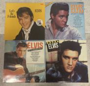ELVIS PRESLEY: (American, 1935 - 1977): Four 12 inch vinyl record LP albums.