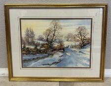 CLIVE PRYKE: (British, 1948 - 2017): A gilt framed and glazed watercolour.