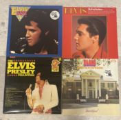ELVIS PRESLEY: (American, 1935 - 1977): Four 12 inch vinyl record LP albums.
