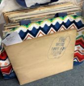 A selection of 12 inch vinyl record albums from the late 1960s - 1970s.