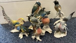 A collection of Dresden and other Continental figu