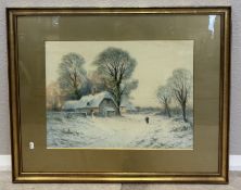 WILLIAM JOHN BAKER: (British, 1865 - 1938): A gilt framed and glazed watercolour.