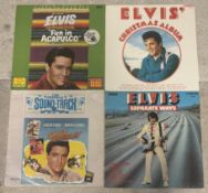 ELVIS PRESLEY: (American, 1935 - 1977): Four 12 inch vinyl record LP albums.