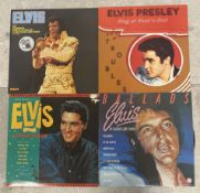 ELVIS PRESLEY: (American, 1935 - 1977): Four 12 inch vinyl record LP albums.