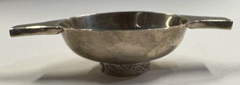 A Scottish silver quaich.