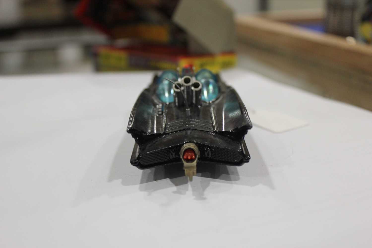 A Corgi Toys No. 267 Batmobile, boxed with diorama and rockets (some