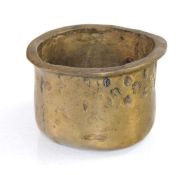 David Marshall (Scottish, b. 1942), a 1970/80's brown-patinated bronze bowl, sculptor's mark to