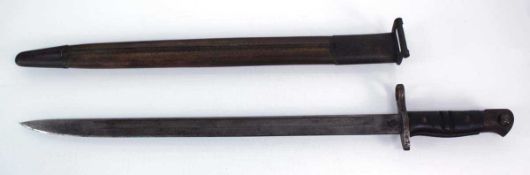 A First World War bayonet by Remington, 1913-Pattern