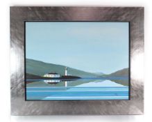 Barbara Jones (contemporary), 'A Certain Light', initialled, oil on canvas, image 46 x 59 cm