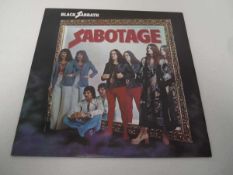 Black Sabbath Sabotage album Vinyl and sleeve in very good condition