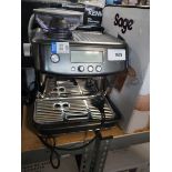 +VAT Unboxed Sage the Barista Touch coffee machine in black stainless steel finish