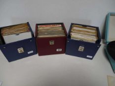 3 boxes of 7" vinyl records (all New Zealand pressings) (most without original sleeves) Mostly