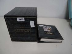 Selection of classical CDs and booklets of the composers