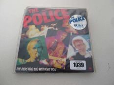 The Police 6 pack limited edition containing 6 singles in blue vinyl Very good condition vinyl and