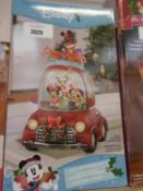 +VAT Boxed set of 2 battery operated glitter trees