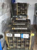 +VAT x8 boxes of LED snowflake curtain window lights