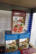 +VAT Boxed set of 3 LED holiday figurines - x1 Snowman, x2 Reindeer