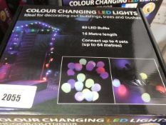 +VAT x2 boxed colour changing LED lights - 16 metre length indoor/outdoor