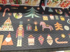 +VAT Christmas themed doormat - 60x90cm