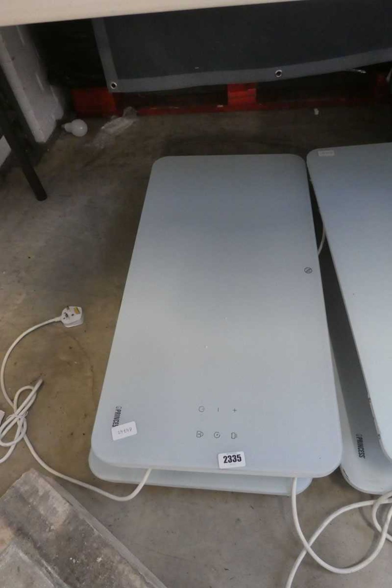 2 Princess smart electric wall mounted radiators in white