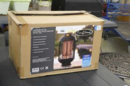 +VAT Boxed FireSense electric lantern style patio heater