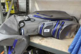 +VAT Langridge Dri golf bag in silver and purple