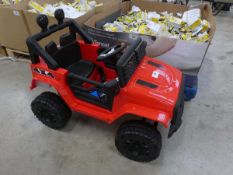 +VAT Childs battery operated ride on Jeep with charger