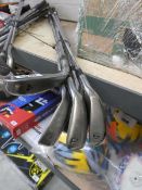 Assortment of Slazenger Big Ezee irons
