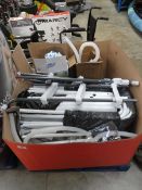 +VAT Pallet containing disassembled metal framed swimming pool