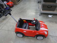 Children's Mini Convertible push along car