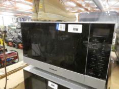+VAT Panasonic NN-SF464N inverter microwave oven in black and silver finish