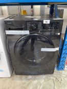 +VAT Samsung Smart Things washing machine in black finish