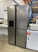 +VAT Samsung 2 door fridge/freezer with integrated water dispenser in stainless steel finish