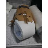 +VAT Panda double memory foam mattress topper with partial box