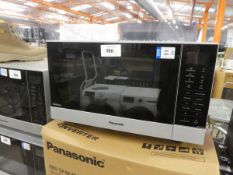 +VAT Unboxed Pansonic NN-SF464M digital inverter microwave in black and grey