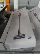 +VAT Boxed Dyson V8 Advanced cordless stick vacuum cleaner with battery, charger and accessories