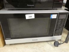 +VAT Unboxed Pansonic NN-SF464M digital inverter microwave in black and grey