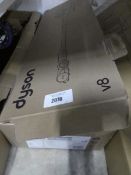 +VAT Boxed Dyson V8 Absolute cordless stick vacuum cleaner with battery, charger and accessories