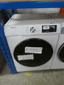 +VAT Hisense 9kg condenser dryer in white