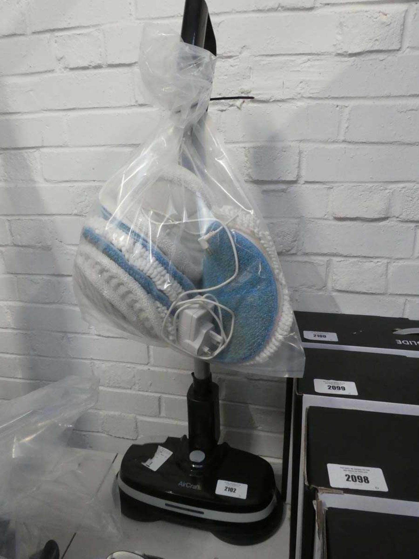 +VAT Unboxed AirCraft PowerGlide cordless hard floor cleaner and polisher with battery (no charger)